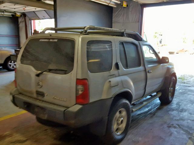 5N1ED28YX2C544082 - 2002 NISSAN XTERRA XE SILVER photo 4