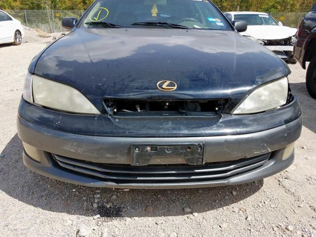 JT8BF28G6Y0268582 - 2000 LEXUS ES 300 BLACK photo 9