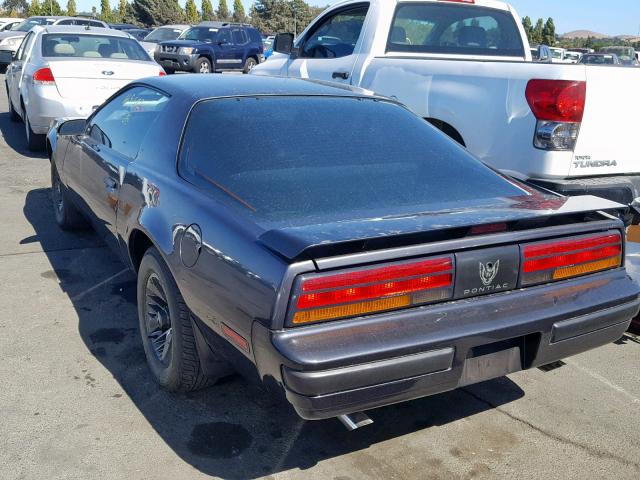 1G2FS21E9JL209171 - 1988 PONTIAC FIREBIRD GRAY photo 3