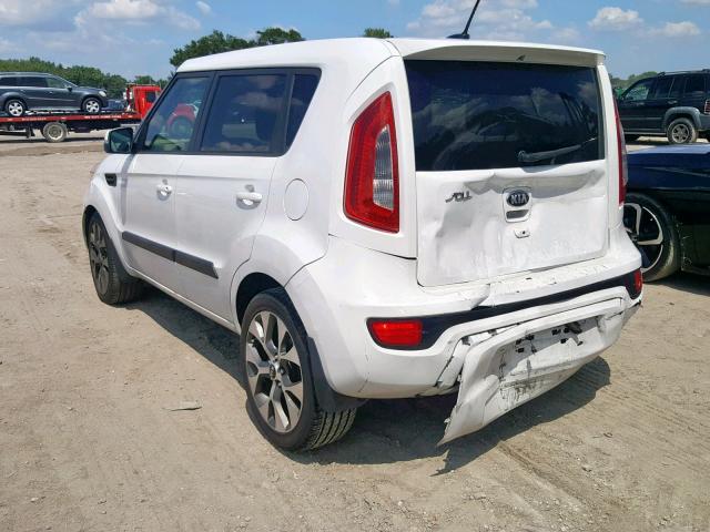 KNDJT2A64D7771732 - 2013 KIA SOUL + WHITE photo 3