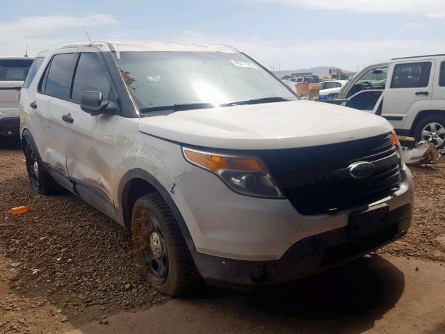 1FM5K8AR9EGB85817 - 2014 FORD EXPLORER P WHITE photo 1