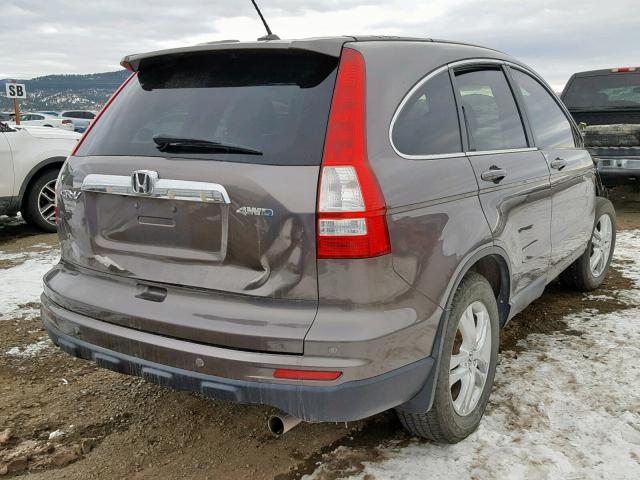 5J6RE4H73AL074752 - 2010 HONDA CR-V EXL GRAY photo 4