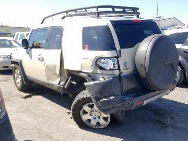 JTEZU11F68K004571 - 2008 TOYOTA FJ CRUISER BEIGE photo 3