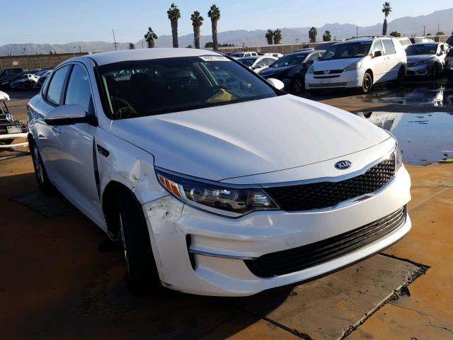 KNAGT4L36G5101086 - 2016 KIA OPTIMA LX WHITE photo 1