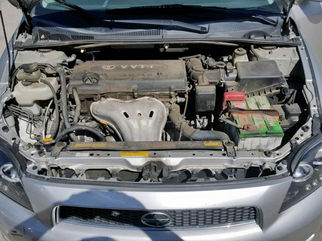 JTKDE167X70198442 - 2007 TOYOTA SCION TC ვერცხლისფერი ფოტო 7