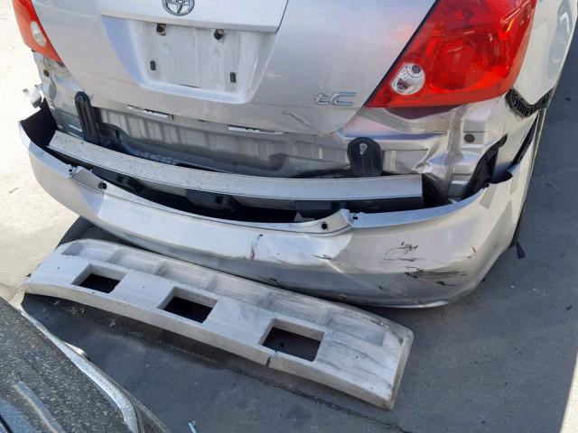 JTKDE167X70198442 - 2007 TOYOTA SCION TC ვერცხლისფერი ფოტო 9