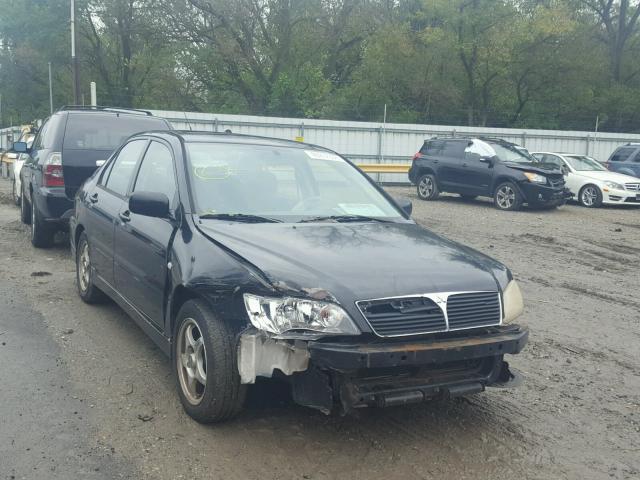 JA3AJ86E73U008529 - 2003 MITSUBISHI LANCER OZ BLACK photo 1