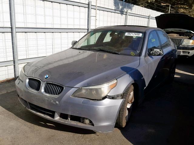 WBANA535X4B173233 - 2004 BMW 525 I GRAY photo 2