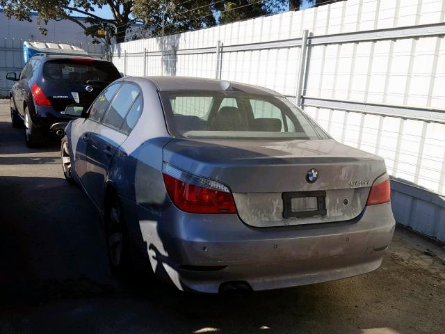 WBANA535X4B173233 - 2004 BMW 525 I GRAY photo 3