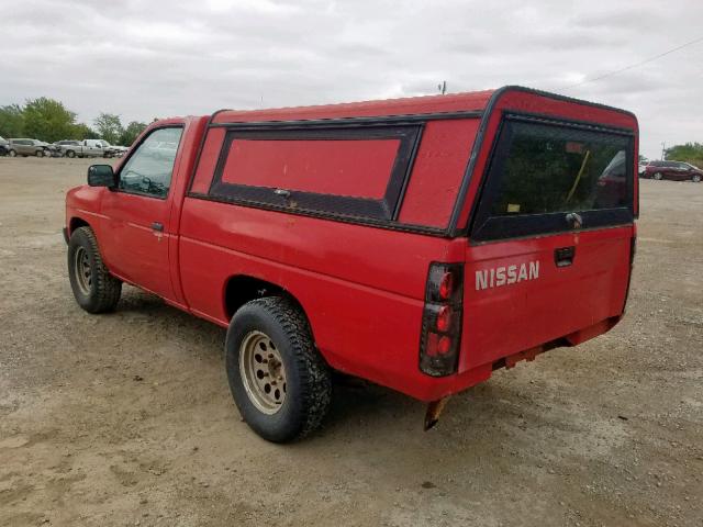 1N6SD11S4SC322478 - 1995 NISSAN TRUCK E/XE RED photo 3