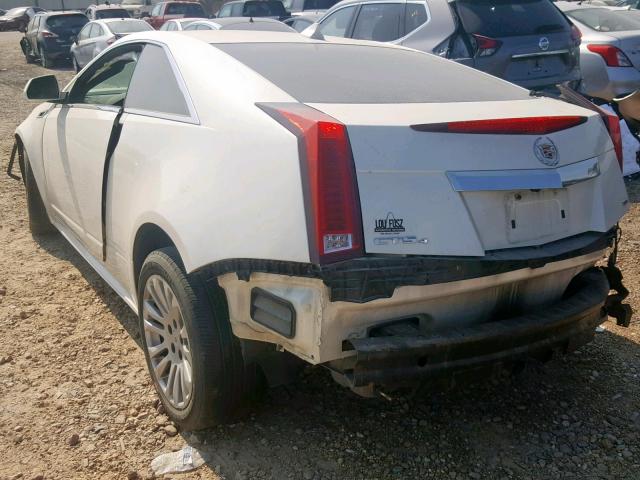 1G6DS1ED4B0110830 - 2011 CADILLAC CTS PREMIU WHITE photo 3