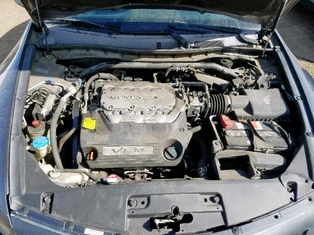 1HGCS22889A000231 - 2009 HONDA ACCORD EXL GRAY photo 7