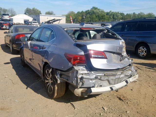 19UUB1F36FA009843 - 2015 ACURA TLX SILVER photo 3