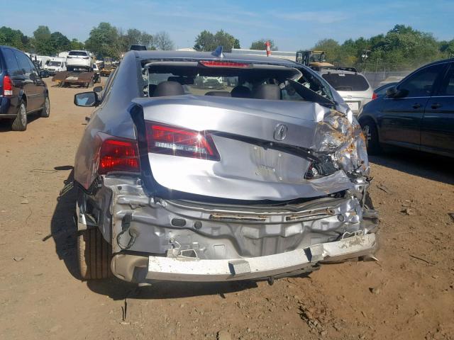 19UUB1F36FA009843 - 2015 ACURA TLX SILVER photo 9