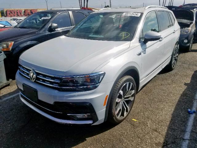 3VV4B7AX3KM015139 - 2019 VOLKSWAGEN TIGUAN SEL WHITE photo 2