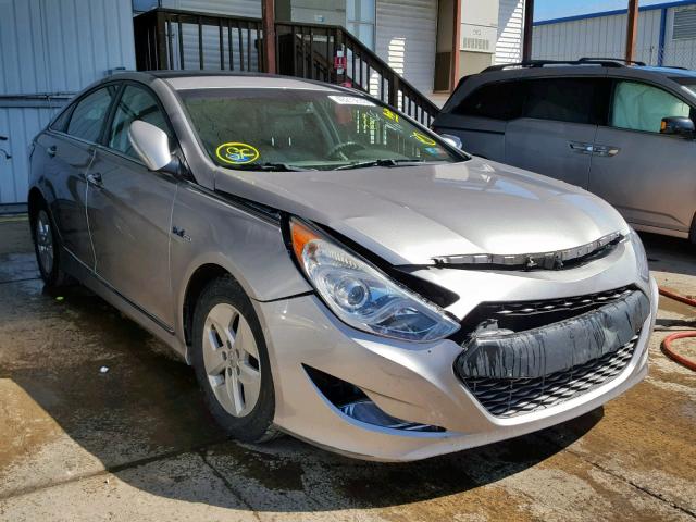 KMHEC4A48CA042013 - 2012 HYUNDAI SONATA HYB SILVER photo 1