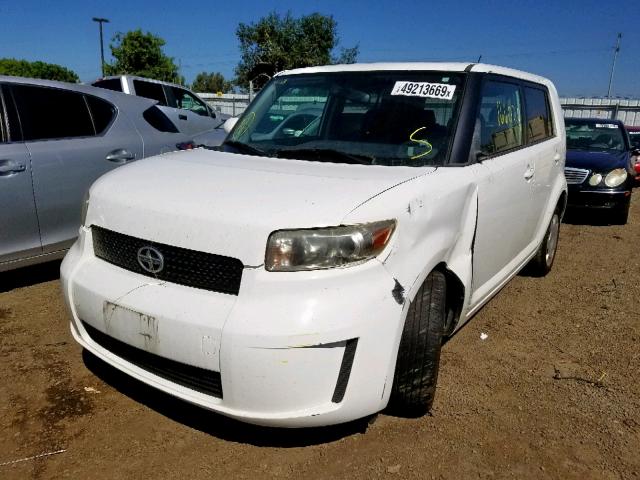 JTLKE50E591089353 - 2009 TOYOTA SCION XB თეთრი ფოტო 2