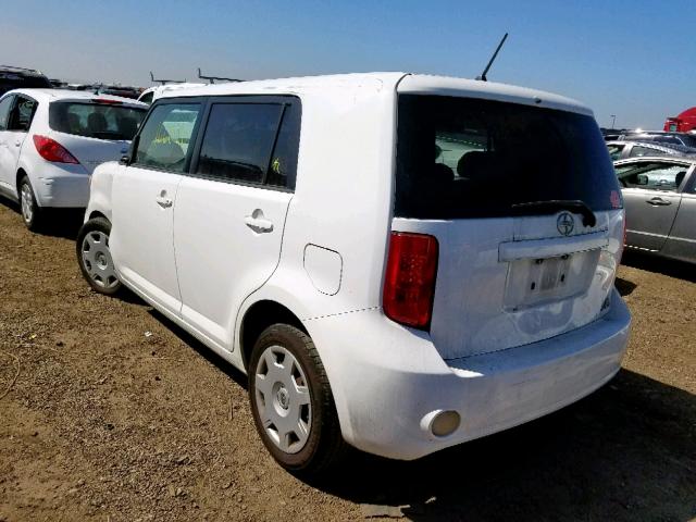 JTLKE50E591089353 - 2009 TOYOTA SCION XB თეთრი ფოტო 3