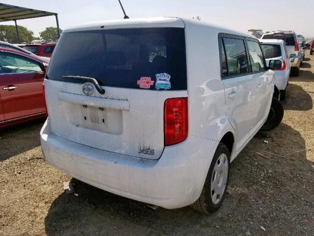 JTLKE50E591089353 - 2009 TOYOTA SCION XB თეთრი ფოტო 4