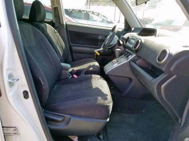 JTLKE50E591089353 - 2009 TOYOTA SCION XB თეთრი ფოტო 5