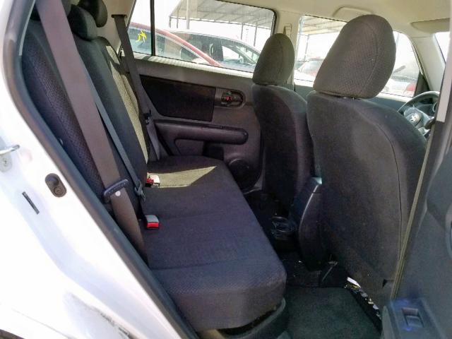 JTLKE50E591089353 - 2009 TOYOTA SCION XB თეთრი ფოტო 6