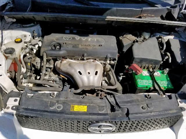 JTLKE50E591089353 - 2009 TOYOTA SCION XB თეთრი ფოტო 7