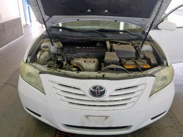 4T1BE46K87U624668 - 2007 TOYOTA CAMRY CE WHITE photo 7