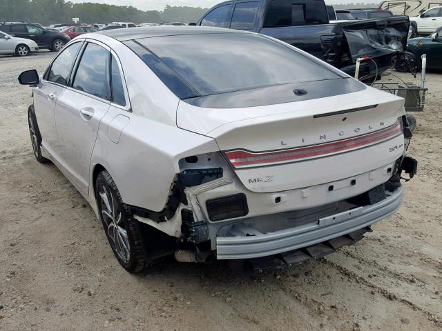 3LN6L5FC5HR655407 - 2017 LINCOLN MKZ RESERV WHITE photo 3