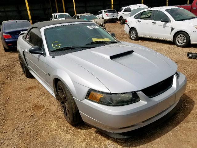 1FAFP45X43F425425 - 2003 FORD MUSTANG GT SILVER photo 1