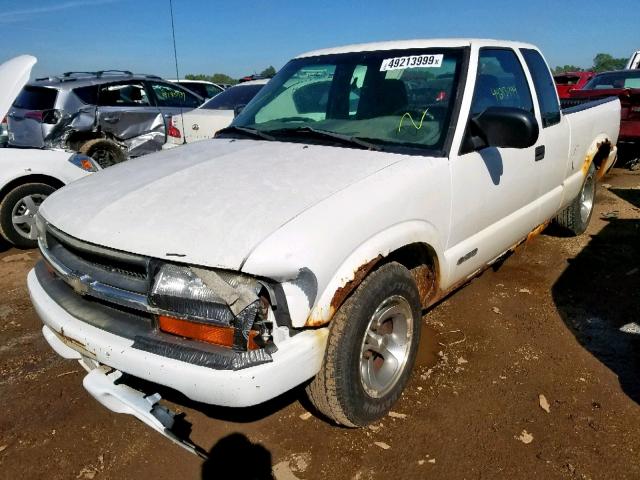 1GCCS19W4Y8312081 - 2000 CHEVROLET S TRUCK S1 WHITE photo 2