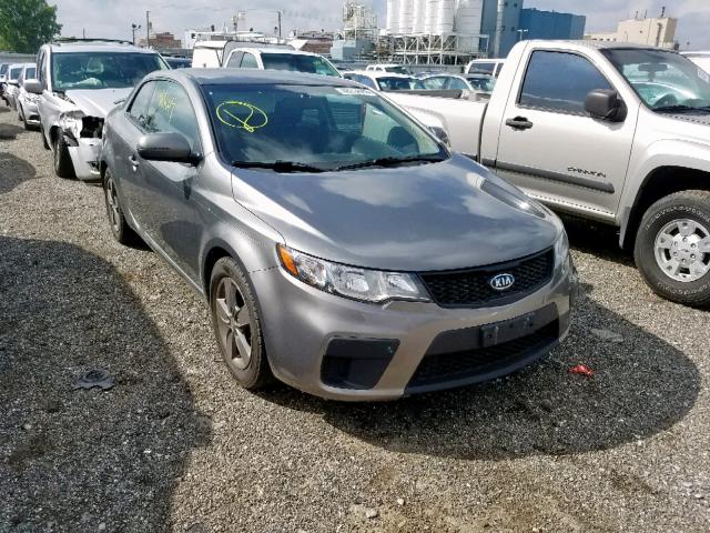 KNAFU6A22C5590126 - 2012 KIA FORTE EX GRAY photo 1