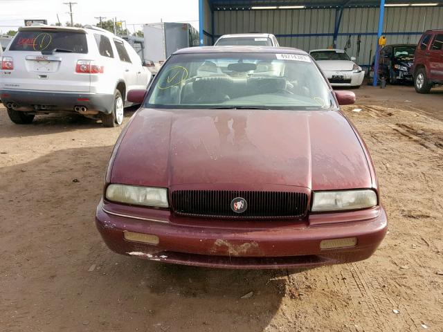 2G4WB52M8T1487700 - 1996 BUICK REGAL CUST BURGUNDY photo 9