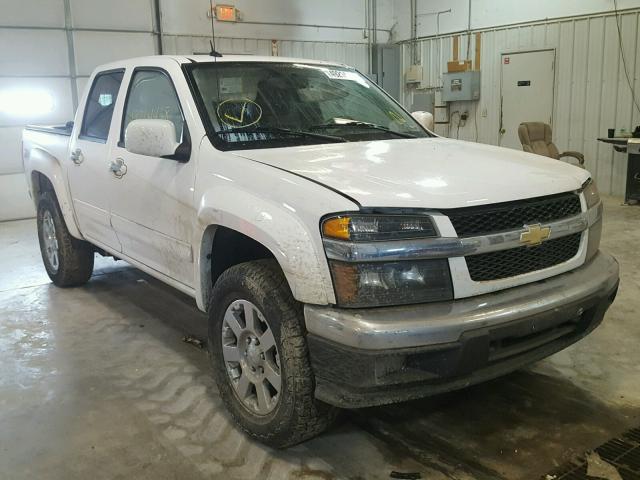 1GCHTDFE5C8121522 - 2012 CHEVROLET COLORADO L WHITE photo 1