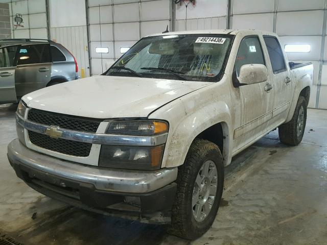 1GCHTDFE5C8121522 - 2012 CHEVROLET COLORADO L WHITE photo 2