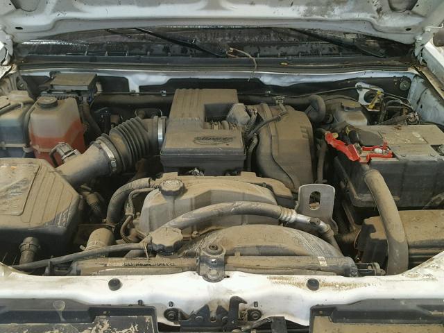 1GCHTDFE5C8121522 - 2012 CHEVROLET COLORADO L WHITE photo 7