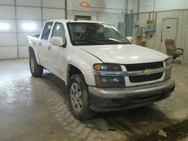 1GCHTDFE5C8121522 - 2012 CHEVROLET COLORADO L WHITE photo 9