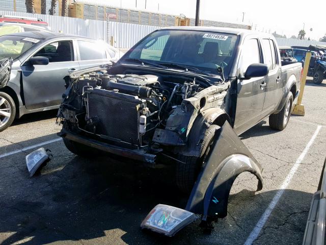 1N6AD0FR1AC437968 - 2010 NISSAN FRONTIER C BLACK photo 2