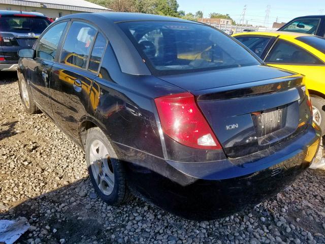 1G8AL52F03Z115606 - 2003 SATURN ION LEVEL BLACK photo 3