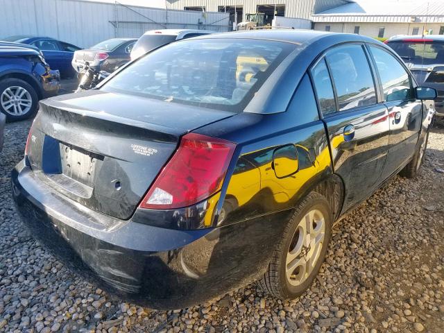 1G8AL52F03Z115606 - 2003 SATURN ION LEVEL BLACK photo 4