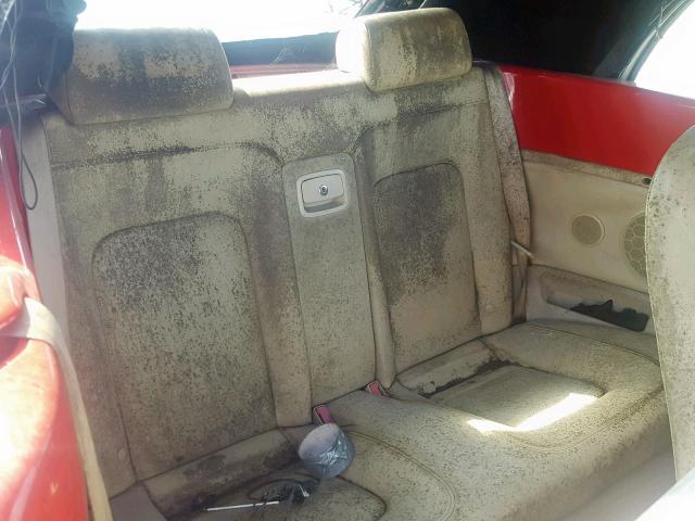 3VWCM31Y35M311477 - 2005 VOLKSWAGEN NEW BEETLE წითელი ფოტო 6