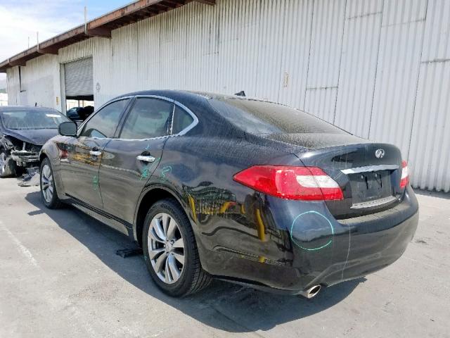 JN1BY1AP2CM332427 - 2012 INFINITI M37 BLACK photo 3