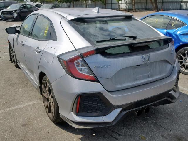 SHHFK7H46JU412106 - 2018 HONDA CIVIC SPOR SILVER photo 3