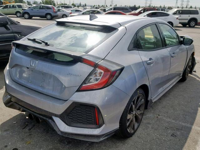 SHHFK7H46JU412106 - 2018 HONDA CIVIC SPOR SILVER photo 4