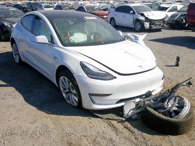 5YJ3E1EBXKF421968 - 2019 TESLA MODEL 3 WHITE photo 1