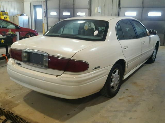 1G4HP54K414288652 - 2001 BUICK LESABRE CU WHITE photo 4