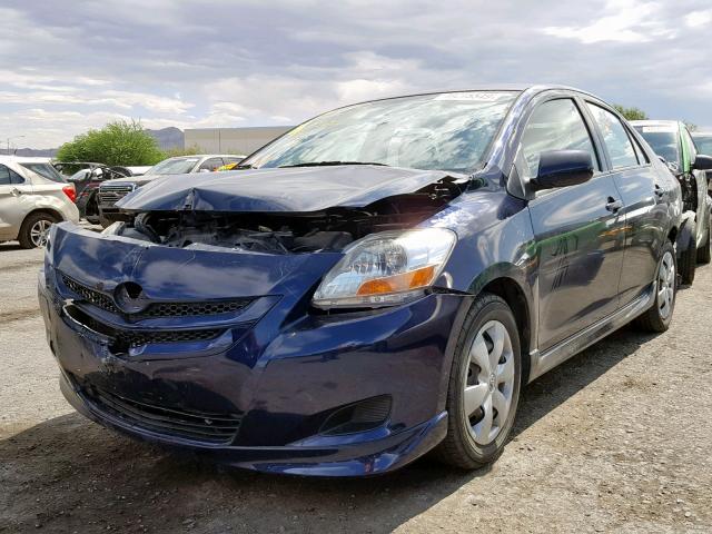 JTDBT923171175616 - 2007 TOYOTA YARIS BLUE photo 2