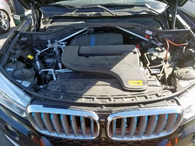 5UXKT0C30H0V97974 - 2017 BMW X5 XDR40E BLACK photo 7