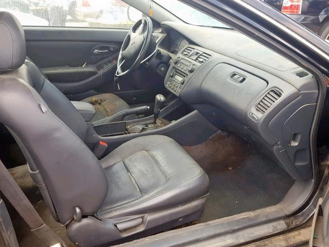 1HGCG3271YA013707 - 2000 HONDA ACCORD EX BLACK photo 5