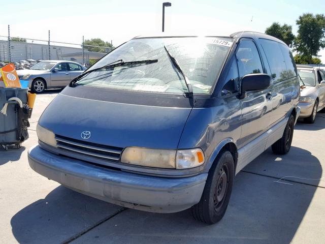 JT3AC12R2P1071772 - 1993 TOYOTA PREVIA LE GRAY photo 2