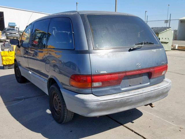 JT3AC12R2P1071772 - 1993 TOYOTA PREVIA LE GRAY photo 3